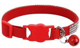 Luxury Breakaway Cat Collar with Crystals