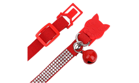 Luxury Breakaway Cat Collar with Crystals